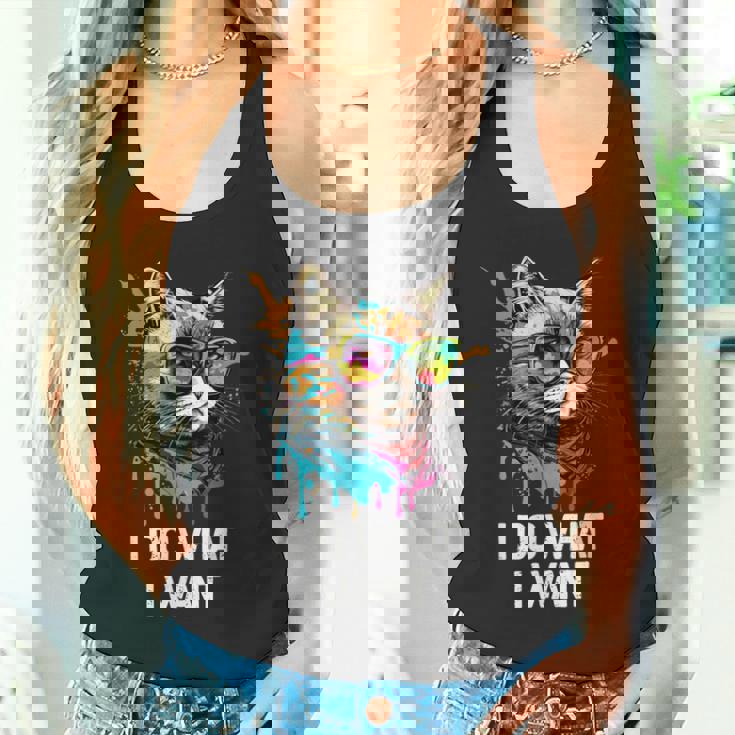 アイ・ドゥー・ホワット・アイ・ワント キャット・ウィズ・サングラス タンクトップ