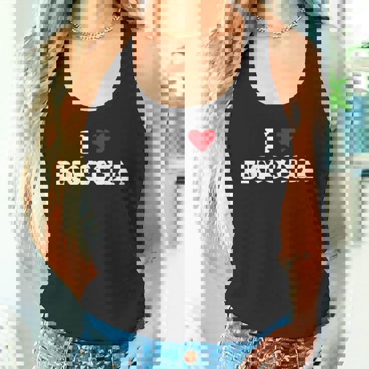 アイ・ハート・ボッチャ・プレイヤー-アイ・ラブ・ボッチャ タンクトップ