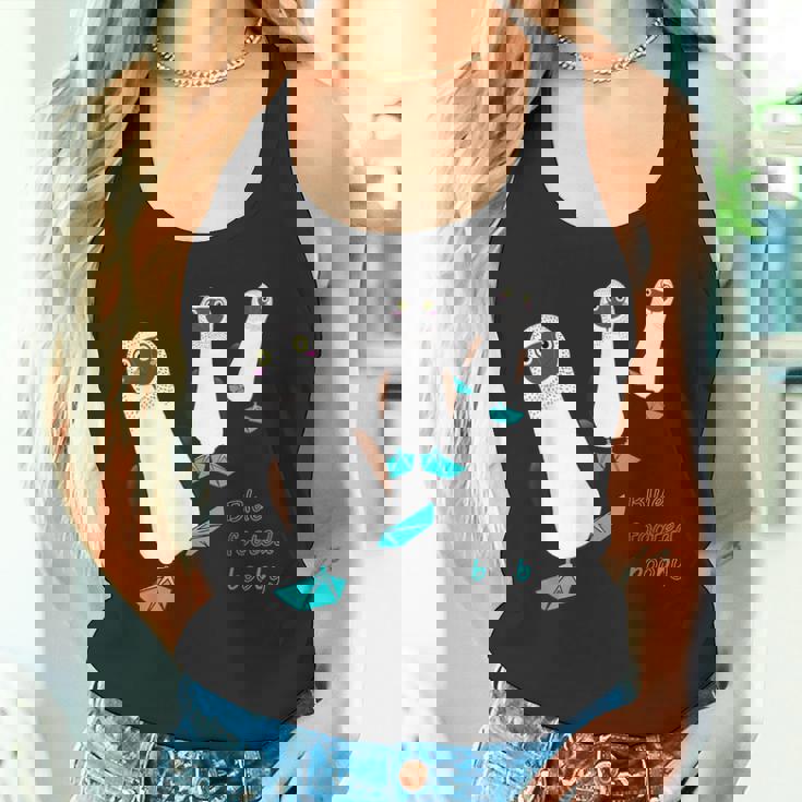 アオアシカツオドリ 鳥 タンクトップ