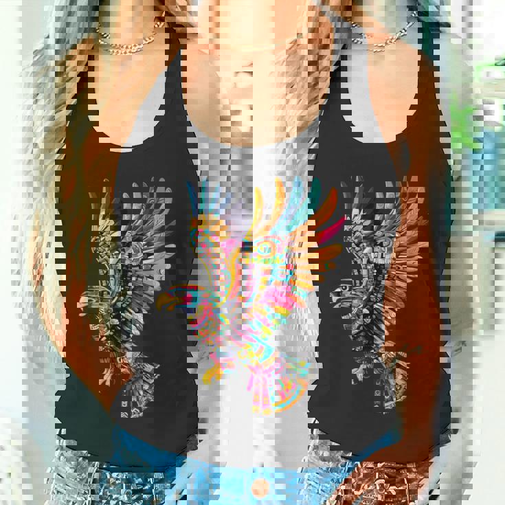 アステカ メキシコ神話 羽をつけた蛇 鷲 マヤ人 タンクトップ