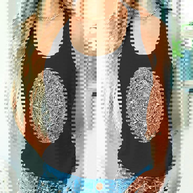 アステカまたはマヤ暦 タンクトップ