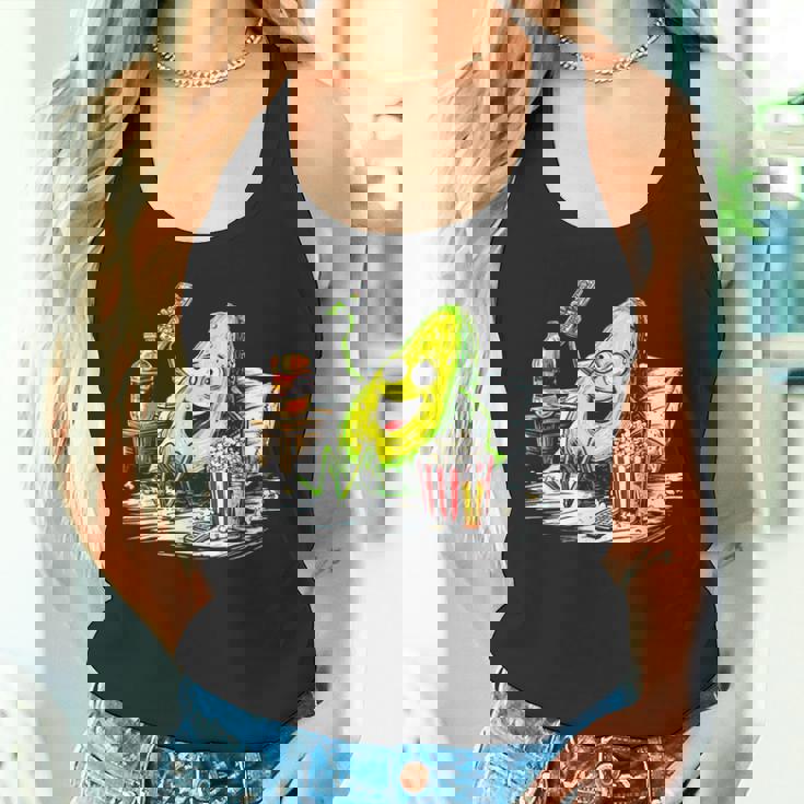 アボカド リラックス 持株 おやつ アート フルーツ モチーフ アボカド タンクトップ