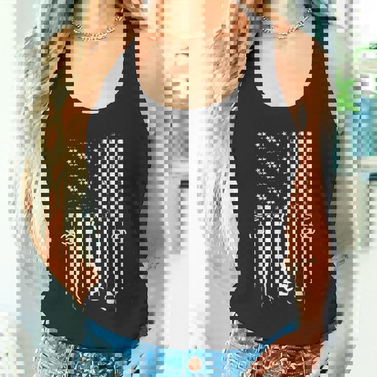 アメリカの旗 歯科技工士 道具 歯医者 アイテム 歯 タンクトップ