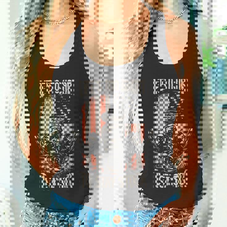 アメリカン マッスル カー メカニクス ドラッグ レーシング ホットロッド タンクトップ