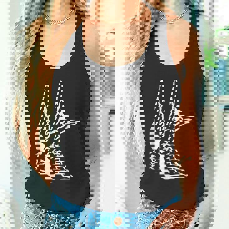 アメリカントラディショナル ツバメ 鳥 アウトライン タトゥー タンクトップ