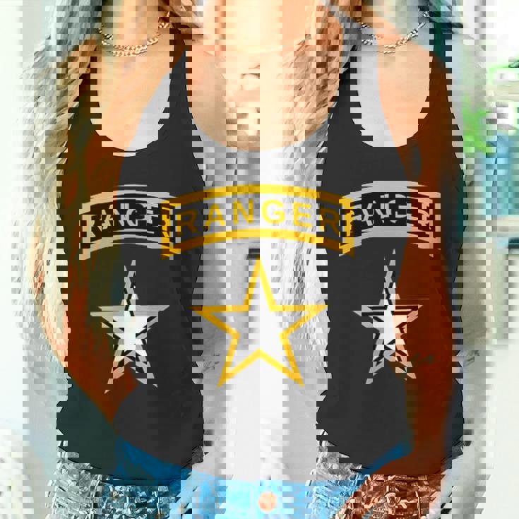 アメリカ合衆国陸軍レンジャータブとスターミリタリー。 タンクトップ