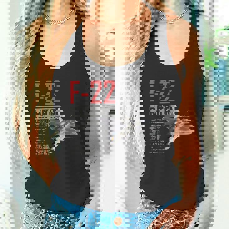 アメリカ航空機ステルス戦闘機 F22 ラプター タンクトップ