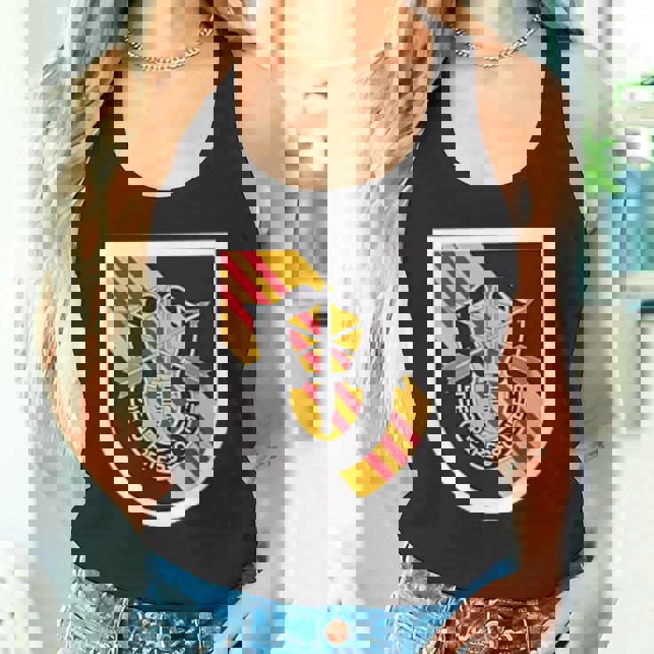 アメリカ陸軍第5特殊部隊グループ ベレー帽 閃光と紋章 タンクトップ