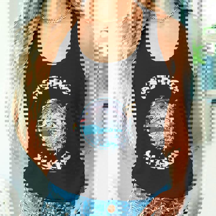 アラスカの魚アラスカの野生の鮭のお土産釣りアラスカ タンクトップ