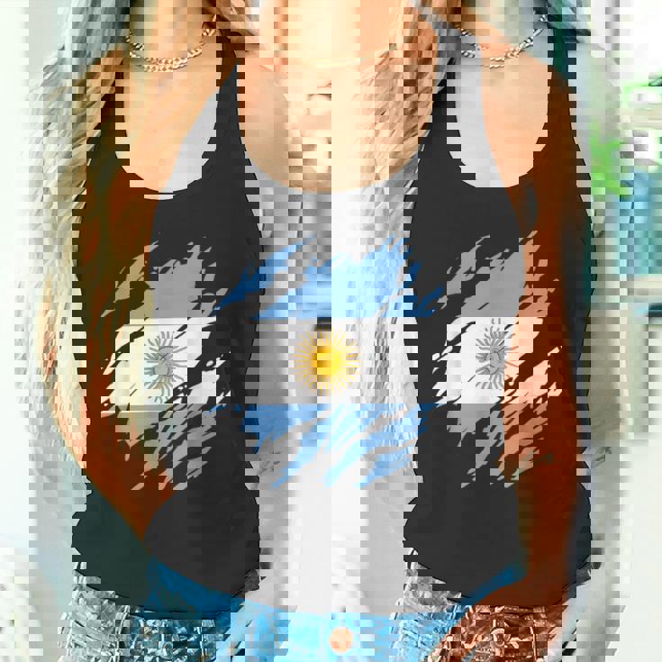 アルゼンチンの旗アルゼンチン タンクトップ