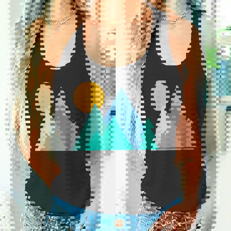 アルピニズム アルパイン・フォーゲット・ミー・ノット スキー マウンテンフラワー タンクトップ