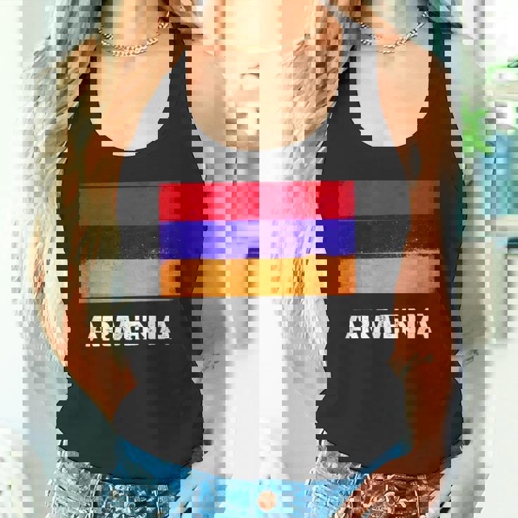 アルメニア国旗tシャツ タンクトップ