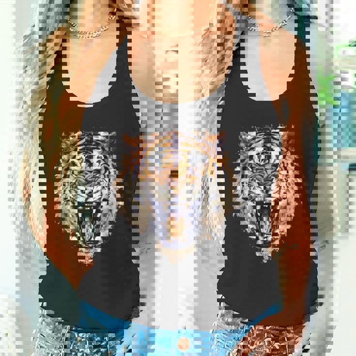 アングリータイガー、ローリングタイガー タンクトップ