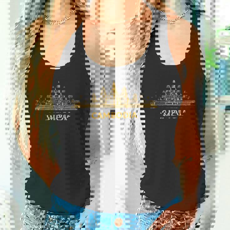 アンコールワットカンボジア、クメールカンボジア タンクトップ