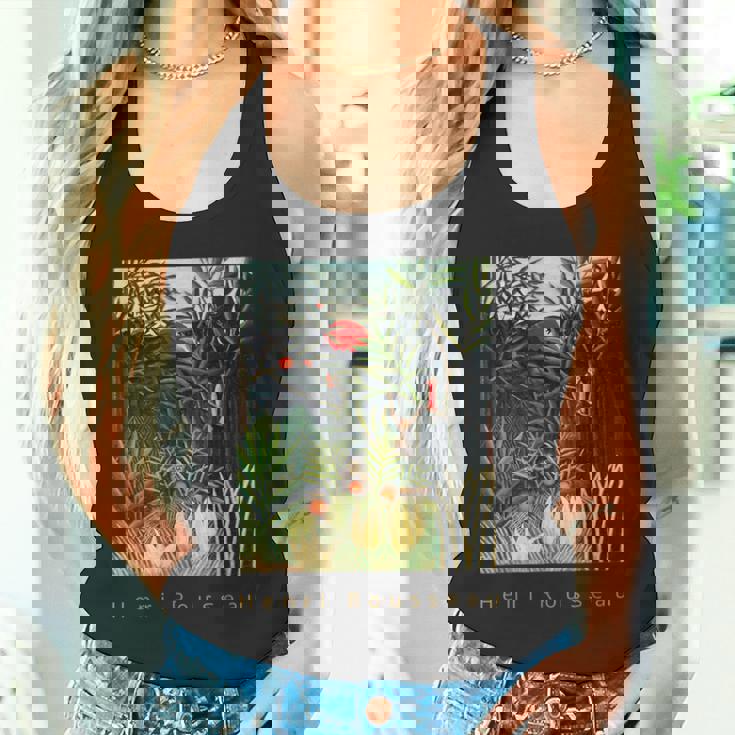 アンリ・ルソー 森の中の猿とオウム タンクトップ