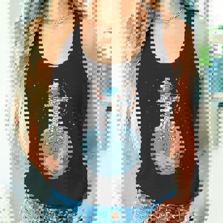 アーチェリーシャツキッズロングボウ宇宙飛行士ギフトキッズボウアーチェリー タンクトップ