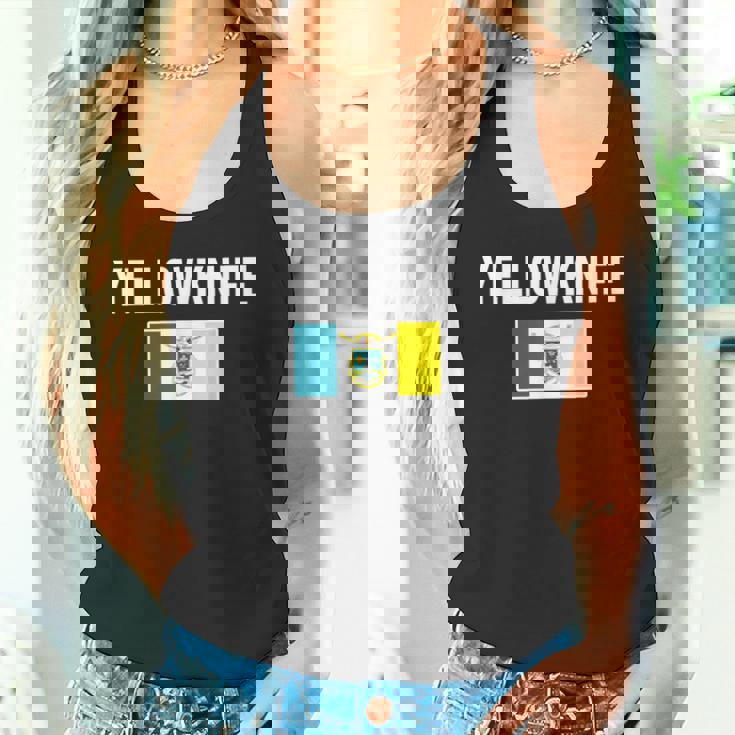 イエローナイフ 紋章 旗 国家への誇り ギフト お土産 タンクトップ