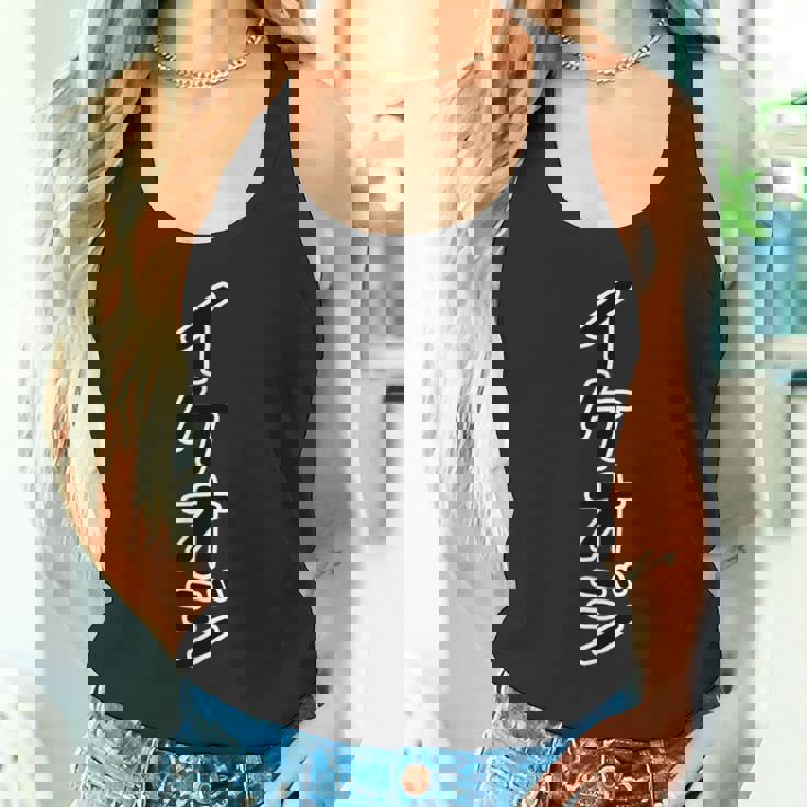 イケオジ【変なデザイン屋さん】ポップフォント 面白い 言葉 座右の銘 主張メッセージ デザイン タンクトップ