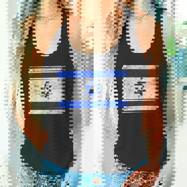 イスラエル国旗グラフィック メンズ レディース キッズ タンクトップ