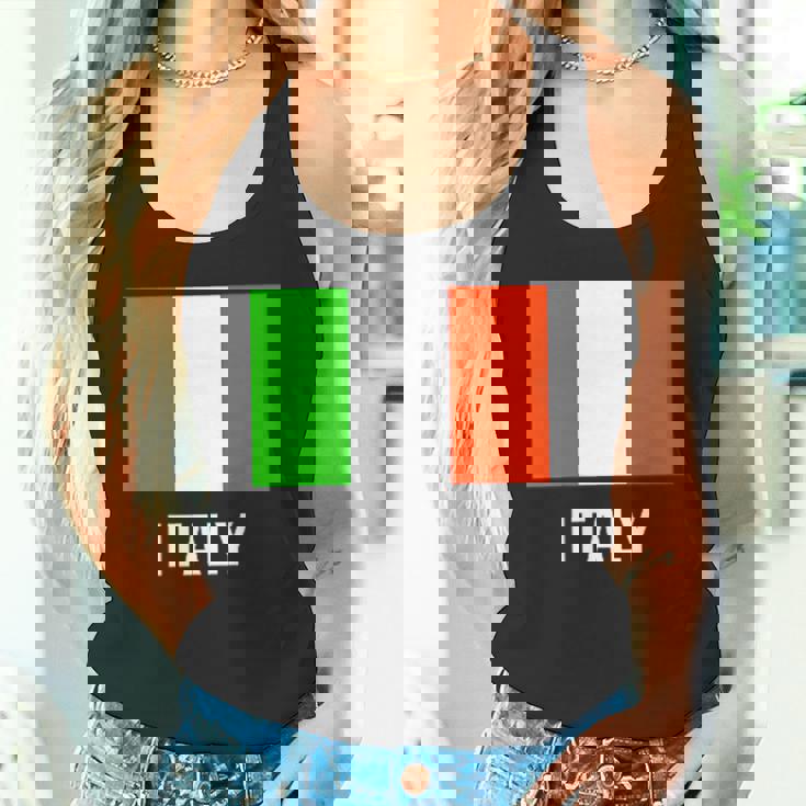 イタリアの国旗 タンクトップ