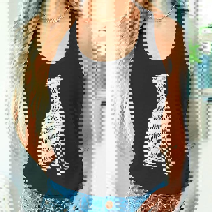 イタリアングレイハウンドシャツデザイン イタリアングレイハウンド犬愛好家 タンクトップ