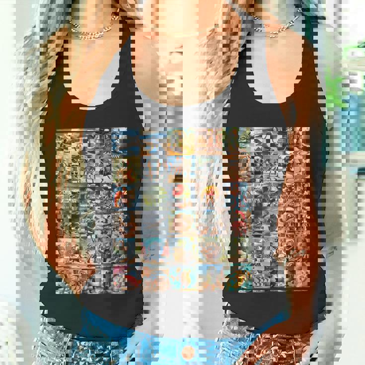 イタリアンブレインロットファニーミーム タンクトップ