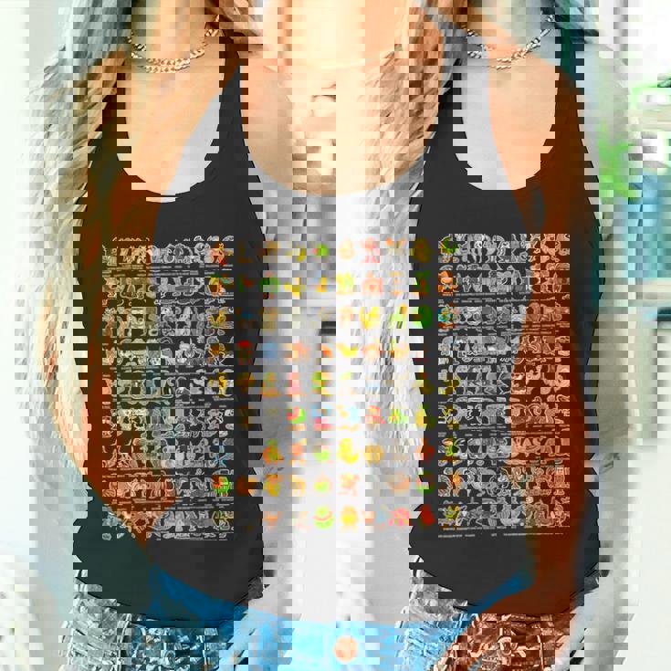 イタリア語-ブレインローz世代面白いミーム90ブレインロットキャラクター タンクトップ