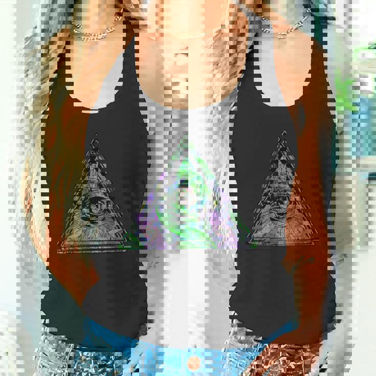 イルミナティアイtシャツ プロビデンスの目シャツ タンクトップ