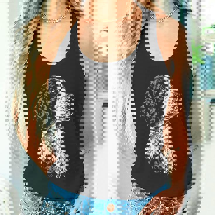 イングリッシュセッター 犬 モチーフ ペット イラスト イングリッシュセッター タンクトップ