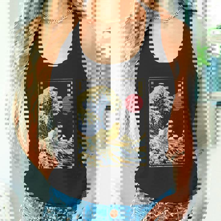 インコ 鳥 神奈川 波 おもしろ サーフ 動物 タンクトップ