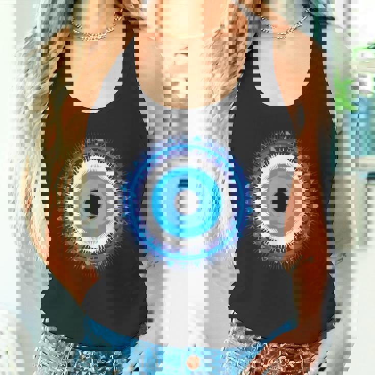 イーブルアイシャツ トルコの目 ナザール 邪悪なギリシャ語から守る タンクトップ