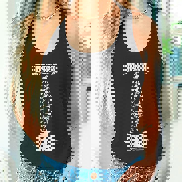 メンズ ウインドサーフィンの父 ウインドサーフィンの愛好家 ボードセイリング タンクトップ