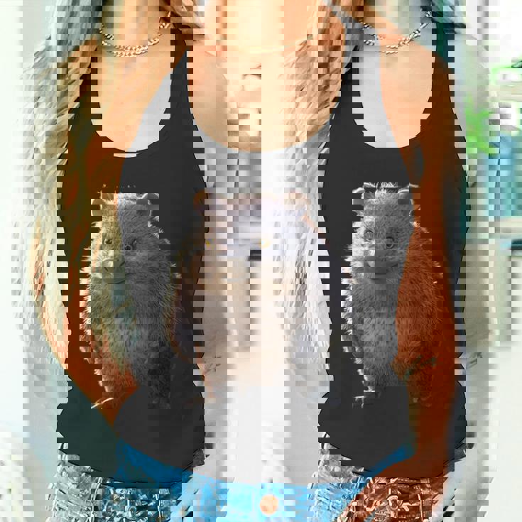 ウォンバット オーストラリア 有袋類 スイートウォンバット タンクトップ