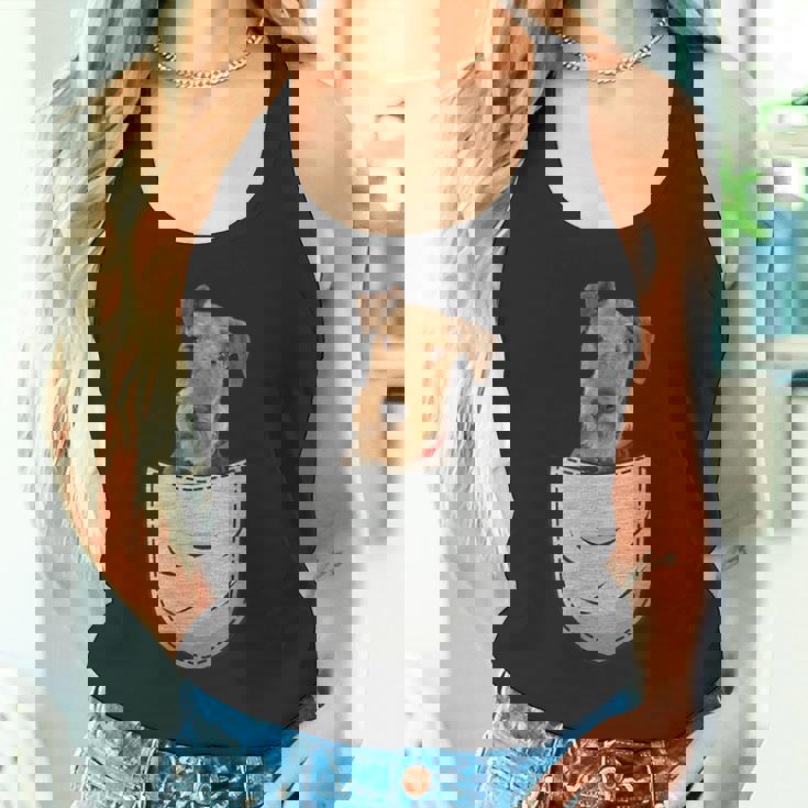 エアデールテリアウォーターサイドビングリーチェストポケットポケット タンクトップ