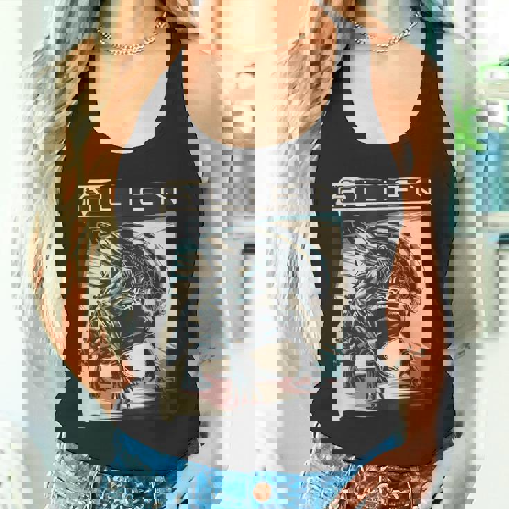 エイリアンxenomorphイラストポスター。 タンクトップ