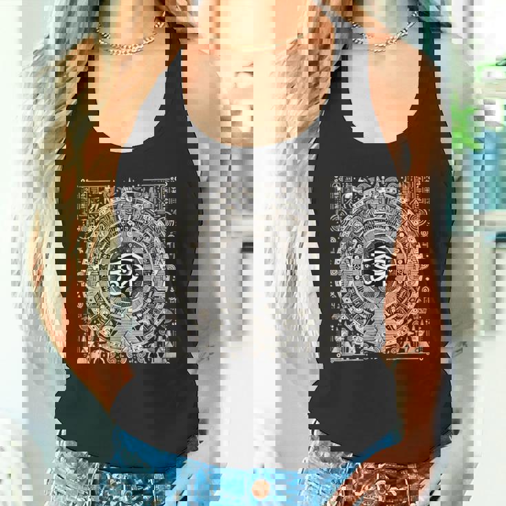 エジプト ホルスの目 ピラミッド アヌビス 古代のシンボル Egypt Eye Of Horus タンクトップ