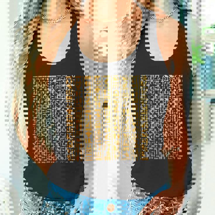 エジプトヒエログリフ ファラオ語 古代エジプト タンクトップ