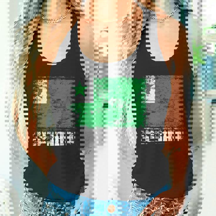 エスペラント国旗tシャツ タンクトップ