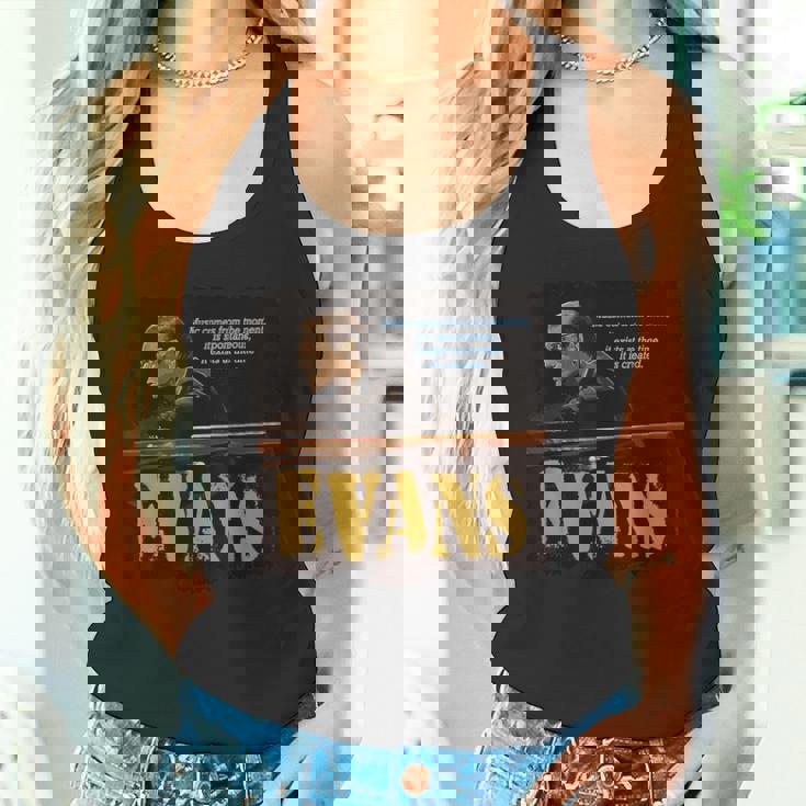 エヴァンス ジャズ 知恵 ピアニスト ミュージシャン タンクトップ