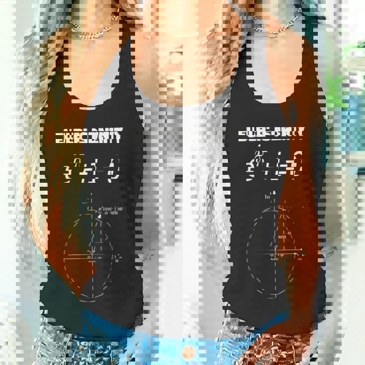 オイラーのアイデンティティ数学方程式 タンクトップ