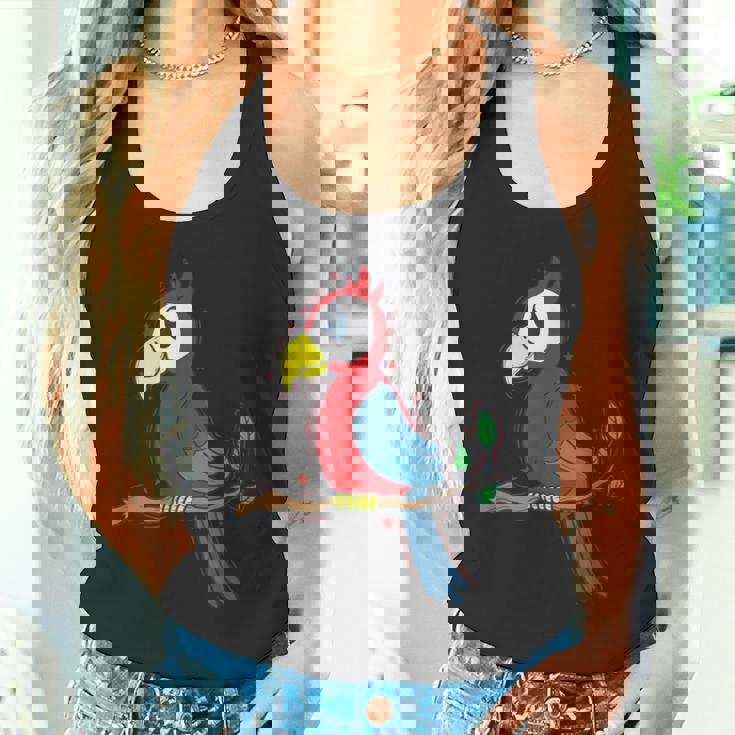 オウム エキゾチック トロピカル 動物 タンクトップ