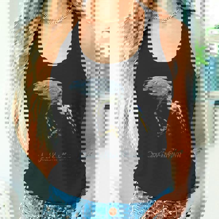 オオアオサギ 鳥類学 タンクトップ