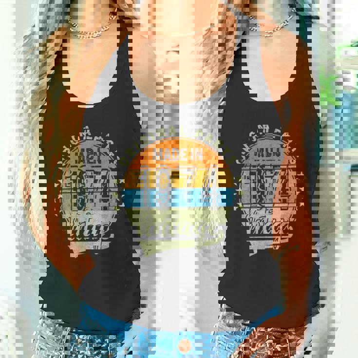 オリジナルパーツ 1974年生まれ ヴィンテージ 50歳 誕生日 レトロ タンクトップ