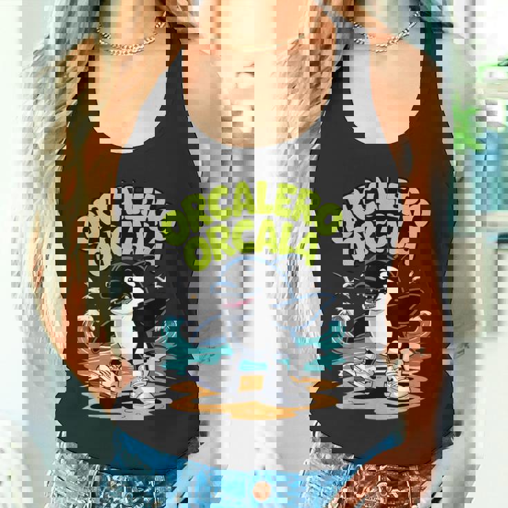 オルカレロ オルカラ イタリアンシャチ ブレイン ミーム タンクトップ