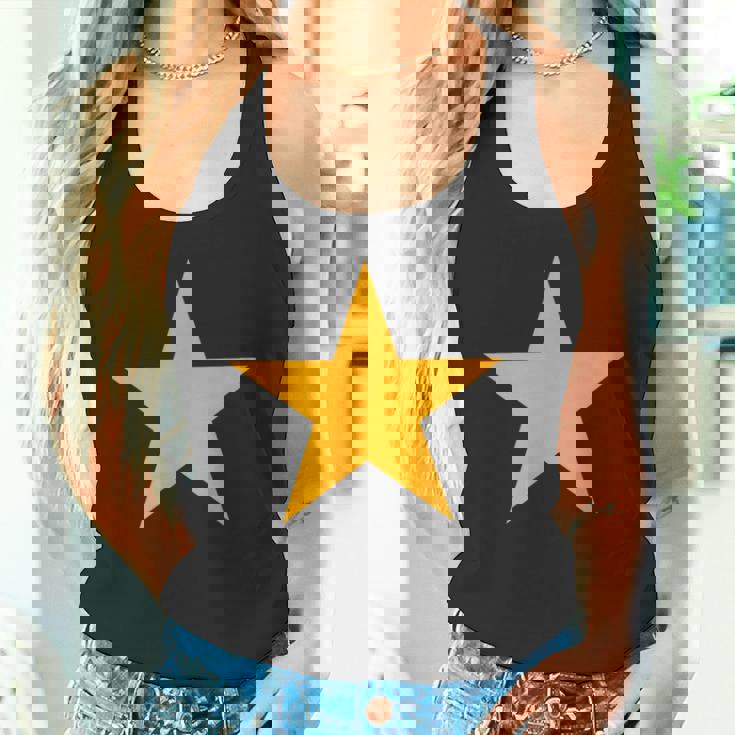 オレンジスター 複数の色 タンクトップ