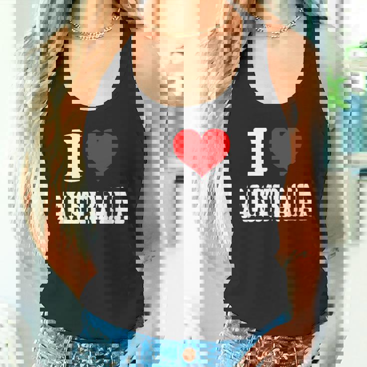 オーストラリア アイ・ハート・オーストラリア アイ・ラブ・オーストラリア タンクトップ