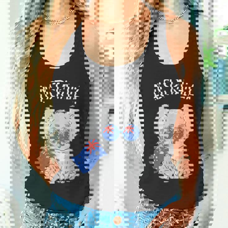 オーストラリアの国旗がかわいいコアラ タンクトップ