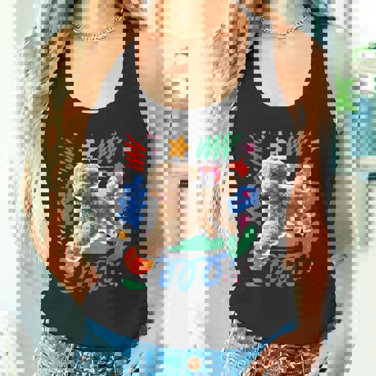 オーストラリアンラブラドゥードル 遊び心のあるデザイン犬 タンクトップ