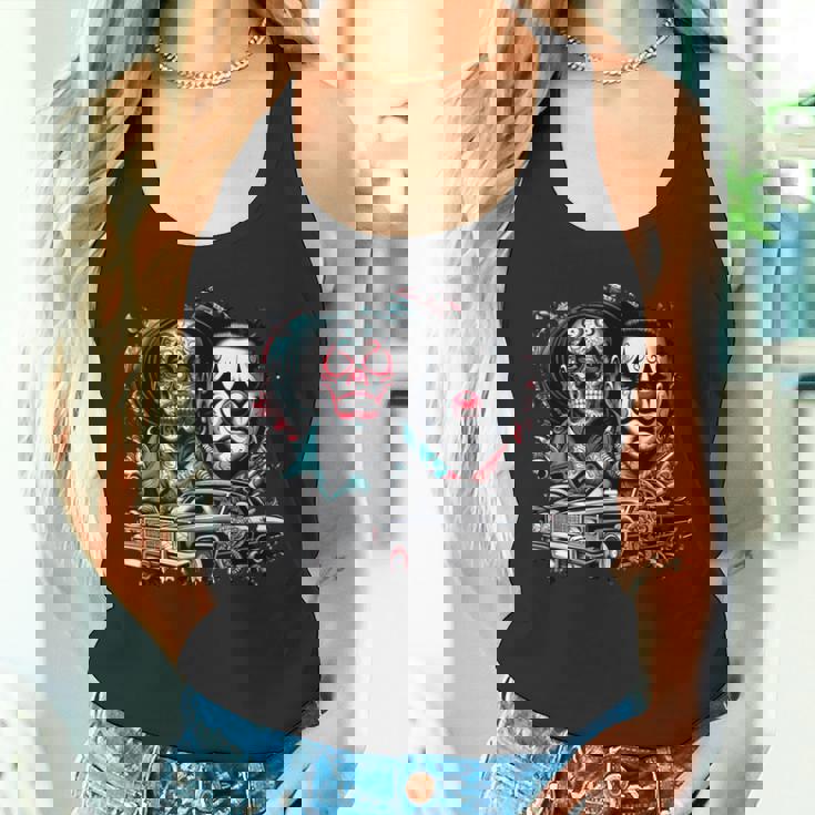 オールドスクールチョロチカーノギャングスターアート タンクトップ