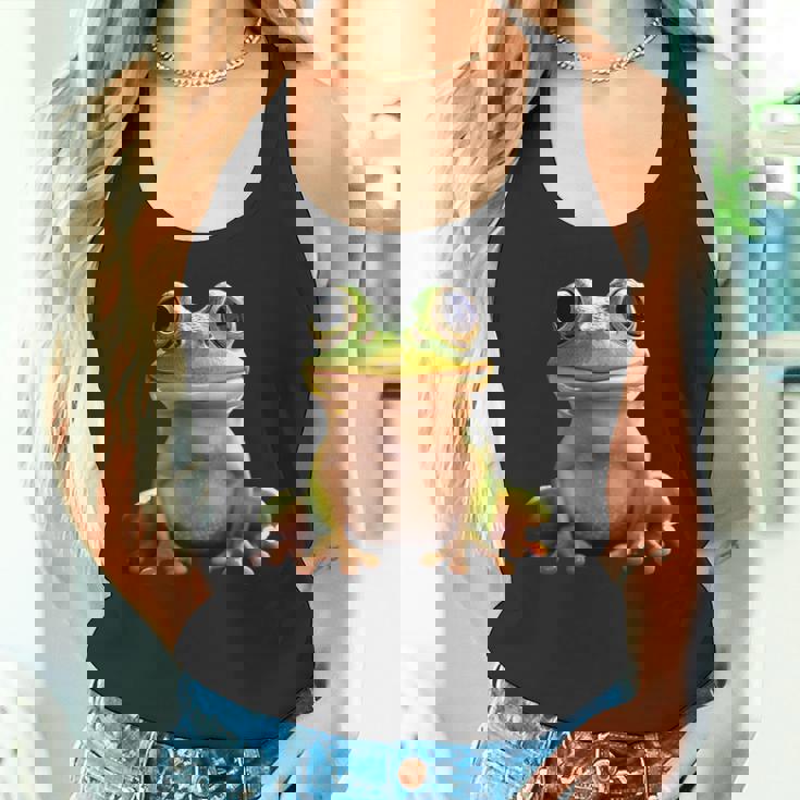 カエル アマガエル 赤ちゃんカエル かわいいカエル タンクトップ